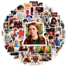 54/50 miếng dán hình nhân vật Stranger, phim hoạt hình Stranger thuộc series truyền hình giả tưởng Mỹ, phong cách kinh dị vui nhộn, đồ lưu niệm phim ảnh, quà tặng tự làm theo yêu cầu dành cho bạn bè nhân dịp sinh nhật, bộ sưu tập nhãn dán, vật trang trí, quà tặng nhỏ xinh, quà tặng ngày lễ, đồ sưu tầm. - Nhiều màu - Xem 7