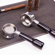 1 tay cầm lọc cà phê không đáy 58mm tương thích với máy pha cà phê espresso Barsetto/Calphalon, tay cầm lọc 3 tai bằng thép không gỉ kèm giỏ lọc, tay cầm thay thế cho máy pha cà phê espresso. - Nhiều màu - Xem 9