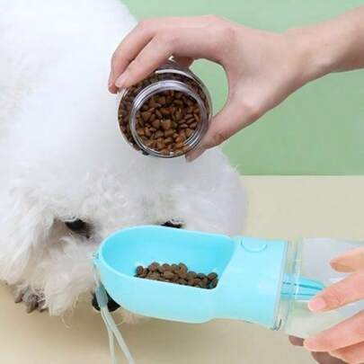Portable Pet Water & Food Bowl Set, Puppy Essential Water Bottle, Dog/Cat Bowl, Suitable For Dogs, Cats, Travel, Camping
