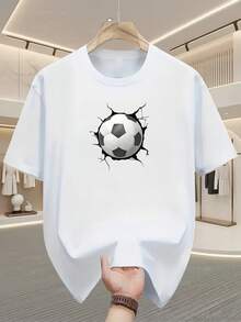 Camiseta de Fútbol SummerPlus2D para Hombre, Camiseta de Fútbol 2D para Hombre, Camiseta de Fútbol Retro 2D para Hombre, Camiseta de Fútbol 2D para Hombre, Camiseta Copa del Mundo 2D para Hombre, Camiseta Casual 2D de Fútbol, Camiseta de Fútbol Americano 2D, Camiseta de Fútbol Personalizada 2D, Camiseta de Fútbol 2D para Hombre, Camiseta de Fútbol Estampada 2D para Hombre, Camiseta de Fútbol Vintage 2D - Blanco - Ver 5