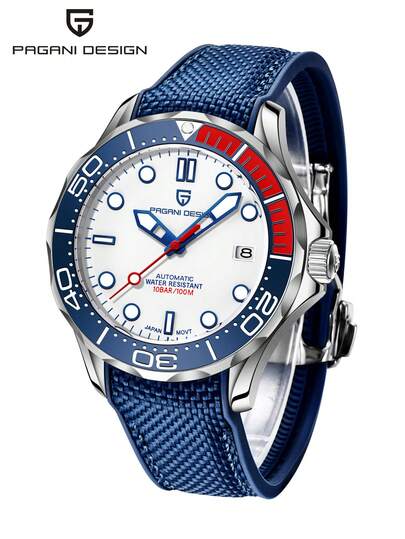  PAGANI DESIGN Original Japan NH35 Automatic Mechanical Men Watch New Waterproof Fashion Casual Stainless Steel Watch For Men PD-1667