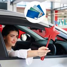 Giá đỡ thẻ không tiếp xúc in 3D, thẻ đậu xe, phụ kiện ô tô, dụng cụ dán thẻ tín dụng tiện ích. - A - Xem 2
