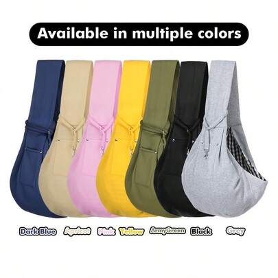 Túi đeo chéo nhẹ (phù hợp cho chó và mèo) với dây đeo thoáng khí giúp di chuyển thoải mái. Túi nhỏ gọn, có thể gấp lại và được thiết kế cho nhiều hoạt động ngoài trời, lý tưởng để mang theo thú cưng như gấu bông, chó Pomeranian hoặc mèo của bạn một cách an toàn.