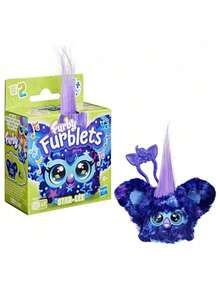 Hasbro Furby Furblets Bub-Lee 迷你朋友，45 种以上音效和音乐，只会说 Furbish 语，电子毛绒玩具，粉色和白色，返校礼物，适合 6 岁及以上儿童 - 彩色 - 查看 25