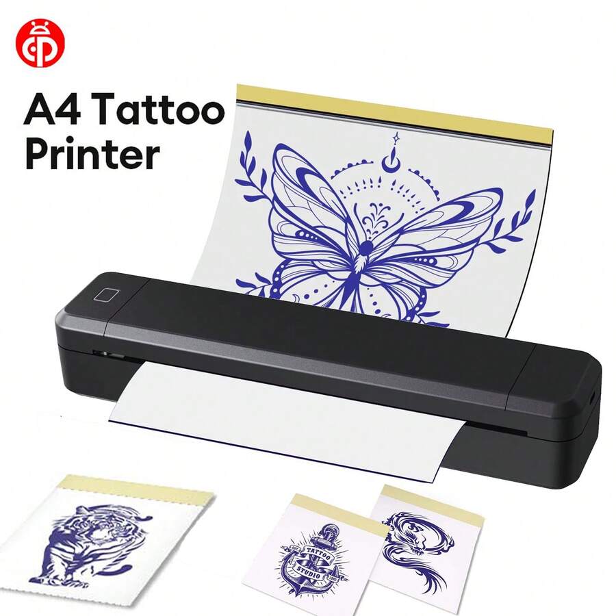 Marklife X8 Portable A4 Tattoo Printer Bluetooth Wireless Thermal Template Printer Suitable For Tattoo Artists Office Home PDF Document Photo Printing