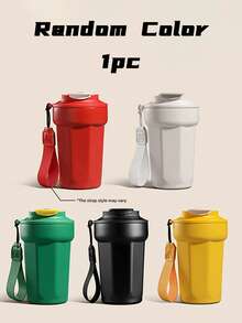 1pc Premium Elegant European Style Insulated Latte Coffee Cup, Suitable For Men And Women - Multicolor - View 9