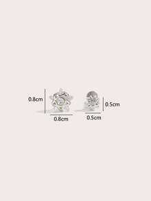 1pc Fashionable Casual Star Stud Earrings, Suitable For Women's Daily Wear - Star - View 11