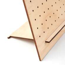 1pc 11X14inch Large Wooden Earring & Jewelry Display Organizer Rack - Multi-Functional Jewelry Storage Holder, Desktop Earring Organizer, Material, Minimalist Design, Sturdy Structure, Suitable For Small Business Owners, Retail Stores, Home And Craft Storage, Wooden Jewelry Display Tower - LLA168-a1 - View 4