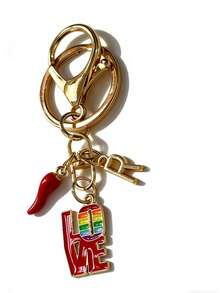 多色美式辣椒鑰匙扣