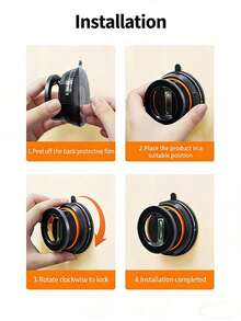 Giá đỡ điện thoại trên ô tô, xoay 360°, gắn trên bảng điều khiển và kính chắn gió, tay đỡ dài chắc chắn, tương thích với mọi điện thoại thông minh, chống rung và giữ điện thoại an toàn. - A - Xem 9