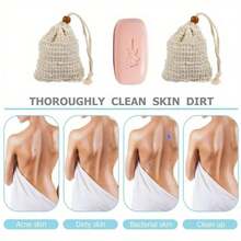 Soap Bags - 10-Pack Exfoliating Mesh Bags - A Must-Have For Girls' Bathing - Reusable Foaming Nets With Drawstring For Easy Lathering And Drying, Bathroom Accessories, Home Bathroom Decor. - View 7