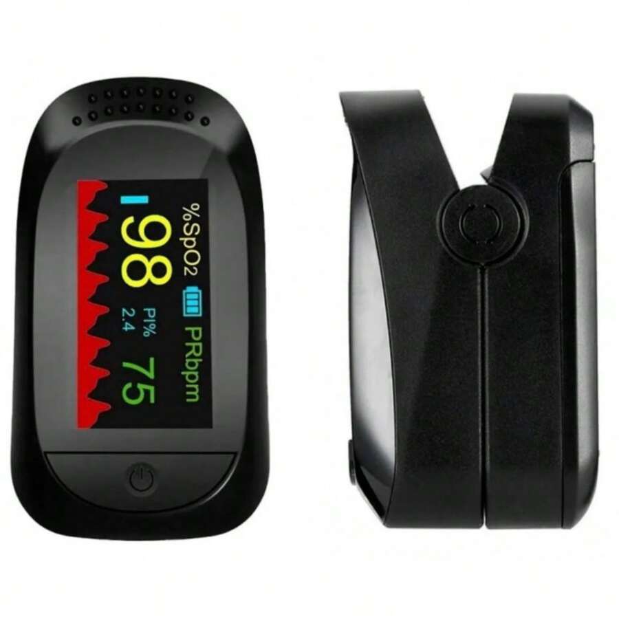 OXIMETRO DE PULSO/ OXIMETRO DE DEDO FINGERTIP NEGRO - Negro - Ver 1