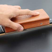 2-In-1 Wooden Guitar Fret File Set, For Luthier Repair And Maintenance, Includes Crowning And Beveling Tools - Multicolor - View 6