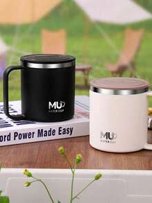 1 chiếc cốc cà phê bằng thép không gỉ tùy chỉnh - Một chiếc cốc giữ nhiệt cá nhân hóa. Chiếc cốc giữ nhiệt hai lớp này có nắp đậy chắc chắn và tay cầm tiện lợi, giúp nó trở thành một vật dụng uống nước di động, chống rò rỉ và chống bỏng. - Nhiều màu - Xem 8