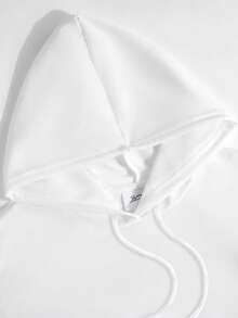 Áo sweatshirt cotton dáng rộng phong cách streetwear xuân/hè mới, đơn giản và vui nhộn theo phong cách Y2K, đa năng cho trang phục hàng ngày, trang phục thể thao năng động và thời trang, phù hợp cho các lễ hội âm nhạc, ngày Valentine và các ngày lễ khác, cũng như các kỳ nghỉ và tiệc bãi biển. - Trắng 4 - Xem 4