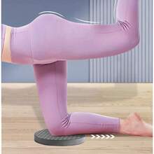 2 piezas/set Nuevos cojines de espuma para rodillas de yoga con diseño de patrones de colores múltiples, almohadillas gruesas con forma redonda de flor para ejercicios y rodillas - Multicolor - Ver 3