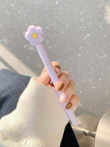 1pc Cute White Cat Paw Silicone Sleeve Protective Case Compatible With Apple Pencil 2nd Generation, Lightweight And Skin-Friendly - Multicolor - View 8