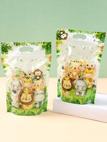 25 Sacolas de Presente com Estampa de Animais da Selva, Ideais para Lembrancinhas de Aniversário, Artigos para Festa com Tema de Animais da Selva, Decoração com Animais da Selva, Sacolas para Doces em Festas com Tema Selvagem, Sacolas para Lembrancinhas de Chá de Bebê, Sacolas Decorativas para Chá Revelação de Gênero, Sacolas para Chá de Panela, Sacolas para Doces em Casamentos, Sacolas de Compras, Sacolas para Assar Biscoitos, Sacolas para Armazenar Nozes e Cereais, Decoração de Mesa de Jantar, Decoração de Quarto, Presentes de Aniversário e Lembrancinhas de Festa. - animais da selva - Ver 10