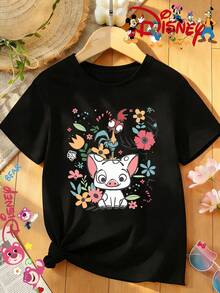 Disney Women T-Shirts - 黑色 - 查看 1