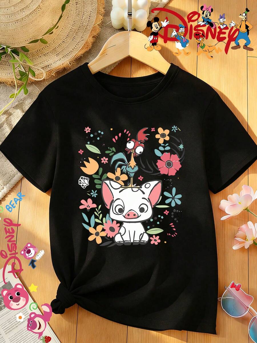 Disney Women T-Shirts - 黑色 - 查看 1