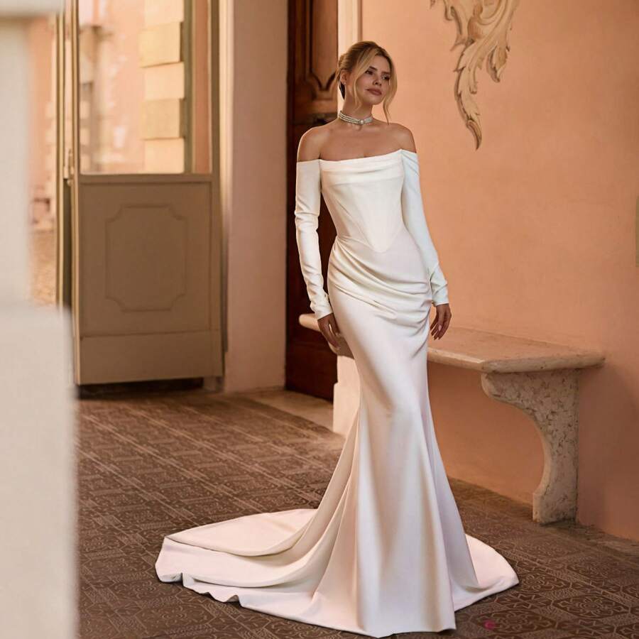 Wedding Dresses - 白色 - 查看 1