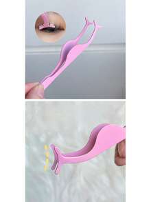 45 Degree Angled Eyelash Curler, Professional Eyelash Extension Tool, Stainless Steel Slanted Tweezers For Eyebrow Shaping And Facial Hair Removal, Essential Makeup Beauty Tool - Eyelash Curler and False Eyelash Assistant - View 9