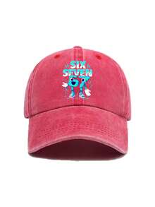 1pc Unisex Baseball Cap - Low-Key Adjustable Washed Cotton Golf Dad Hat - Baseball Cap - View 9