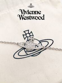 Vivienne Westwood Mini Bas Relief Collection Classic Saturn Bracelet Silver Tone, Brass - 銀色 - 查看 6