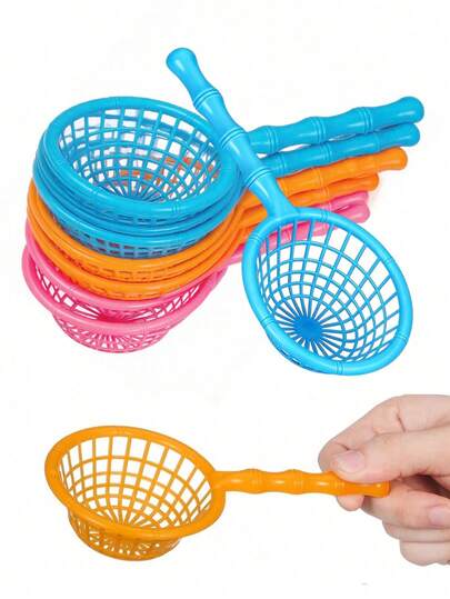 Bộ 24 vợt bắt cá mùa hè, vợt nhựa, bộ vợt bắt cá mới, thích hợp để thu thập vỏ sò trên bãi biển, bắt nhiều loại cá, vật dụng cần thiết cho bãi biển và các hoạt động ngoài trời, các hoạt động dưới nước ngoài trời.