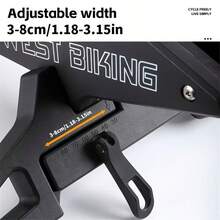 1pc Adjustable Indoor Bicycle Storage Rack, Embedded Adjustable Parking Stand Suitable For Road Bikes And Mountain Bikes, Cycling Accessory - Multicolor - View 9