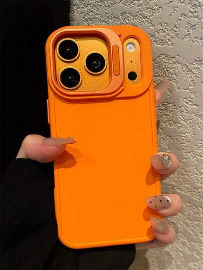 Ốp lưng điện thoại cao cấp 2 trong 1 chống sốc, có khung giữ ống kính, tương thích với iPhone 17 Pro Max, 17Pro, 16 Pro Max, 15, 14, 16 Plus, 13 Pro Max, bảo vệ camera, giá đỡ, bao phủ toàn diện, chống rơi vỡ, bề mặt mờ.