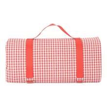 Red Hamper Polyester Gingham Luxury Picnic Blanket - Picnic Blanket - View 3