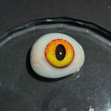 MESIRU 1 Pair Soft 14.5mm Suitable For Daily Wear. Annual Disposable Cosmetic Lenses - Yellow - View 4