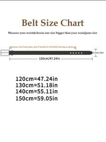 一款百搭的牛仔腰带，提升您的户外休闲风格。 - 黑色 - 查看 11