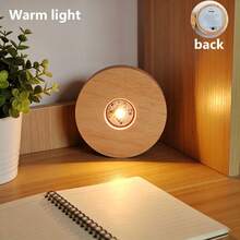 1pc 8cm Round LED Crystal Ball Light Base - With Switch, Warm White Light, Battery Powered (Battery Not Included) - Suitable For Crystal, Glass, Resin, DIY Decorations, Indoor Party Atmosphere Lighting - Multicolor - View 5