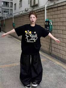 Men Outdoor Tees & Tanks - Black - View 1