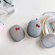 Hộp đựng tai nghe dễ thương, vỏ bảo vệ mờ, phù hợp với tai nghe Bluetooth chụp tai dành cho nữ. - Nhiều màu - Xem 6