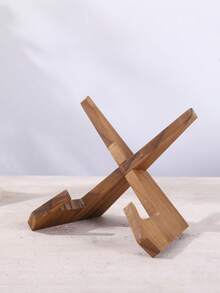 1个木质食谱架，餐厅及家庭使用展示架，慵懒书架相框 - 彩色 - 查看 13