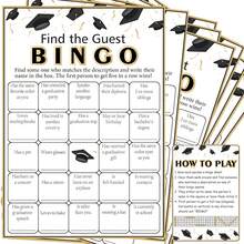 36 Player Bingo Cards For Graduation Party Ice Breaker Game, Graduation Celebration Party Supplies - View 4