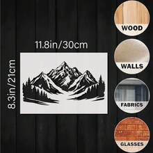 Dashan Stencil Reusable 21.0x29.7 Cm Painting Stencil For Paint, Scrapbooking, Scrapbooking, Home Decor, Furniture Stencil - A - View 4