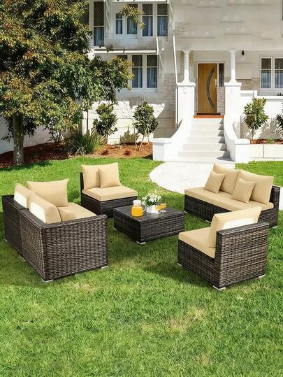 1pc Solid Milk Silk Elastic Sofa Cover, Four Seasons Universal Sofa Cushion Cover, Dirtproof Dustproof Decorative Sofa Cover, Patio Balcony Courtyard Decor Sofa Cushion Cover