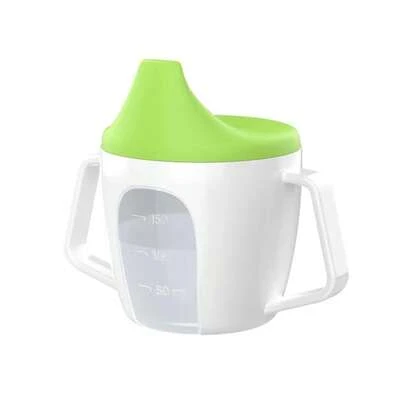 Taza de aprendizaje para bebé, botella de agua con doble ASA, sin BPA, a prueba de fugas, vaso de pico de pato