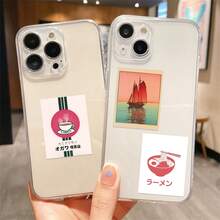 50张日系复古粉色美学贴纸，易贴易撕，PVC防水，自粘，适用于学校文具、日记本、剪贴簿、手机、笔记本电脑、保险杠、滑板、水瓶、安全帽、汽车贴纸等。 - 1 Set - 查看 7