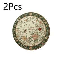 1/2/4/6/8/300 Pieces Round Vintage Premium Placemats – Elegant Table Mats Woven From 100% Polyester Fiber, Measuring 14.1714.17in/3636cm, Suitable For Kitchen, Dining Table And Birthday Party Decorations, Washable By Hand, Dry Cleaning Or Machine, Heat Resistant, Non-Slip And Easy To Clean. - Multicolor - View 19