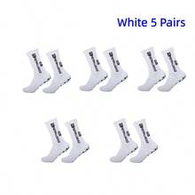 2 Pares/4 Pares Calcetines deportivos unisex, Calcetines de fútbol, Calcetines de baloncesto, Negro y Blanco - Blanco y Negro - Ver 14