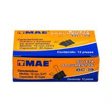 Sujetadocumentos de 19 mm 12 piezas - 19 mm - Ver 4