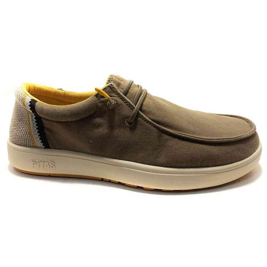 Pitas Men Casual Athletic Shoes - Beige - View 1
