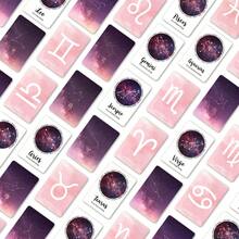 36pcs Constellation Cards With Cosmic Space Design, Astrology Tarot Cards, Birthday Gift, Spiritual Meditation Zodiac Cards - 36 Zodiac Cards - View 6