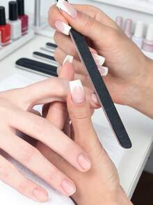 ART LALIC Bộ 5/10 chiếc dũa móng tay hai mặt, dũa móng tay móng chân, dũa đánh bóng móng cho móng tự nhiên, móng acrylic và gel, dùng tại nhà và salon. - Nhiều màu - Xem 1