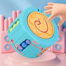 1pc Cube, Brain Teaser Puzzle Toy For Teens, Stress Relief And Mindfulness Training - Multicolor - View 3